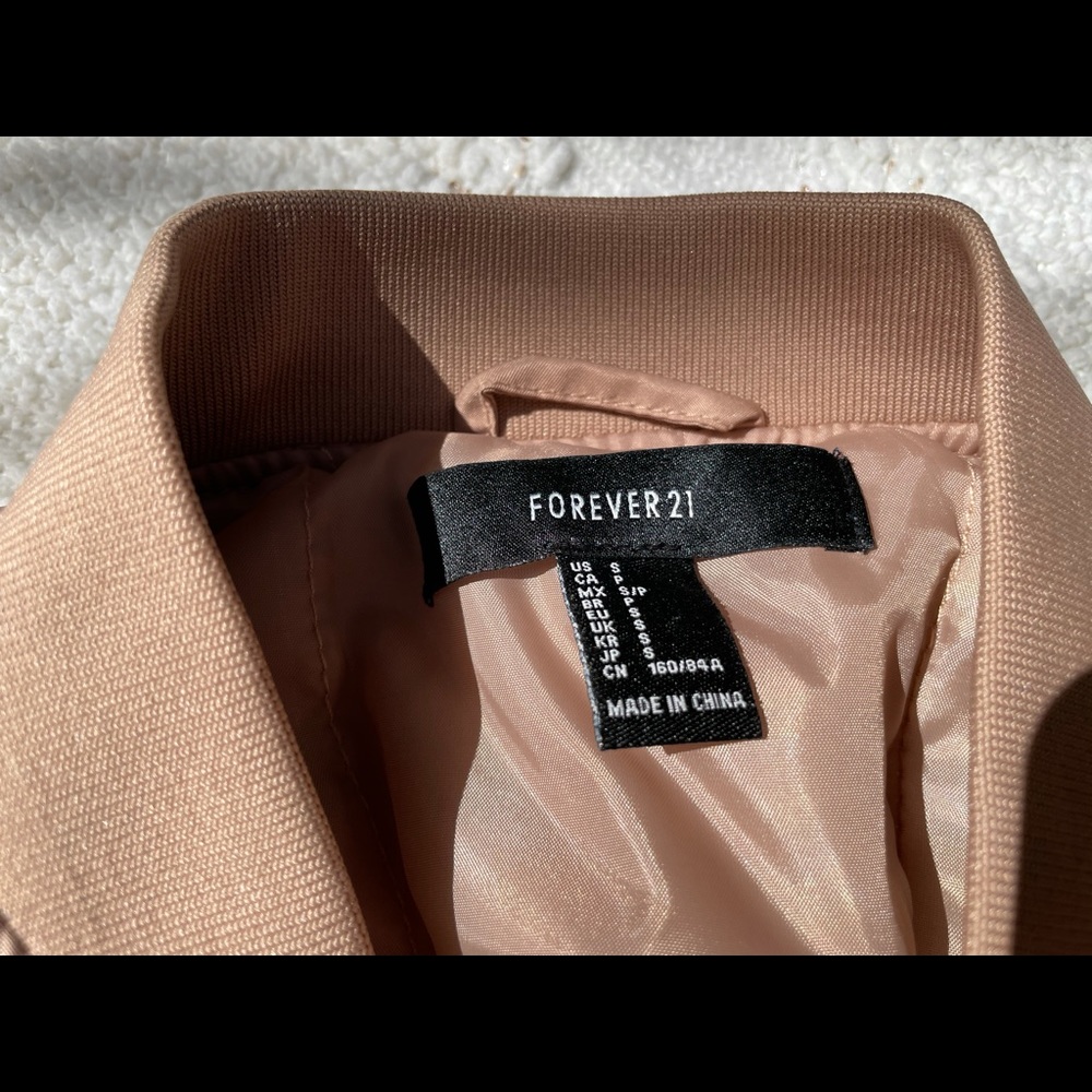 Nude Bomber Jacket - Picture 4 of 6